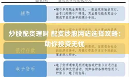 炒股配资理财 配资炒股网站选择攻略：助你投资无忧